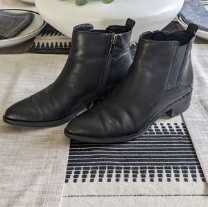 Franco Sarto Domingo Leather Ankle Bootie